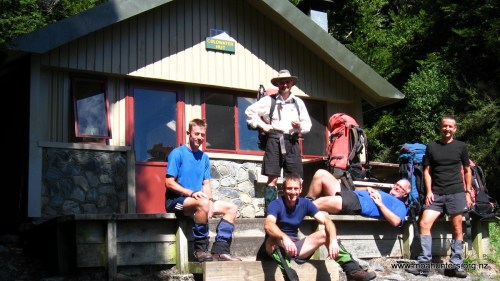 A lazy departure from Coldwater Hut.