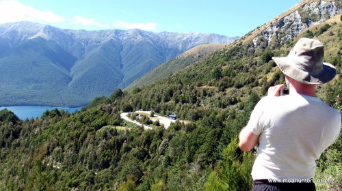 Magnus snaps a pic of the gorgeous lake vista