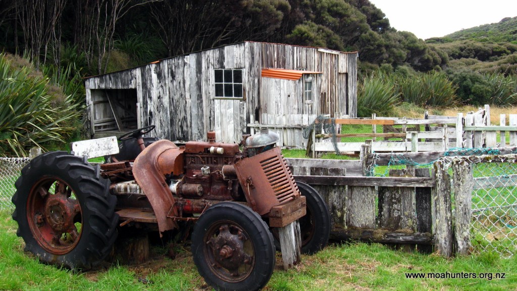 A rusting old tractor whose working days are over
