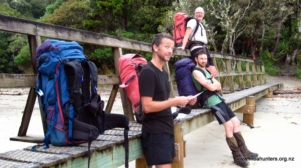 Resting up at the end of Maori beach